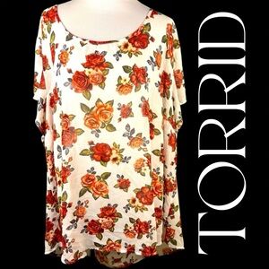 Torrid 5 gossamer blouse